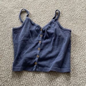 john galt button up tank top